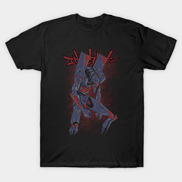 Dark eva o2 T-Shirt by Noizfanart